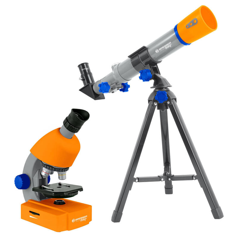 KIT Júnior de Telescópio e Microscópio BRESSER