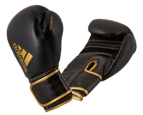 Gants de boxe hybrid 80 (couleur : noir/or - taille : 06oz)