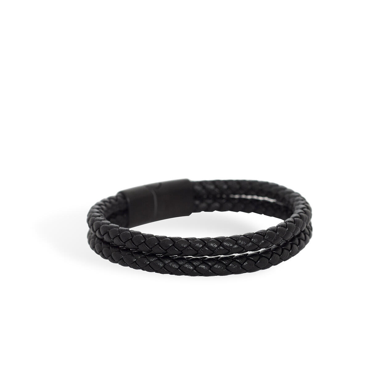Bracelet Cuir Noir OL 5/5