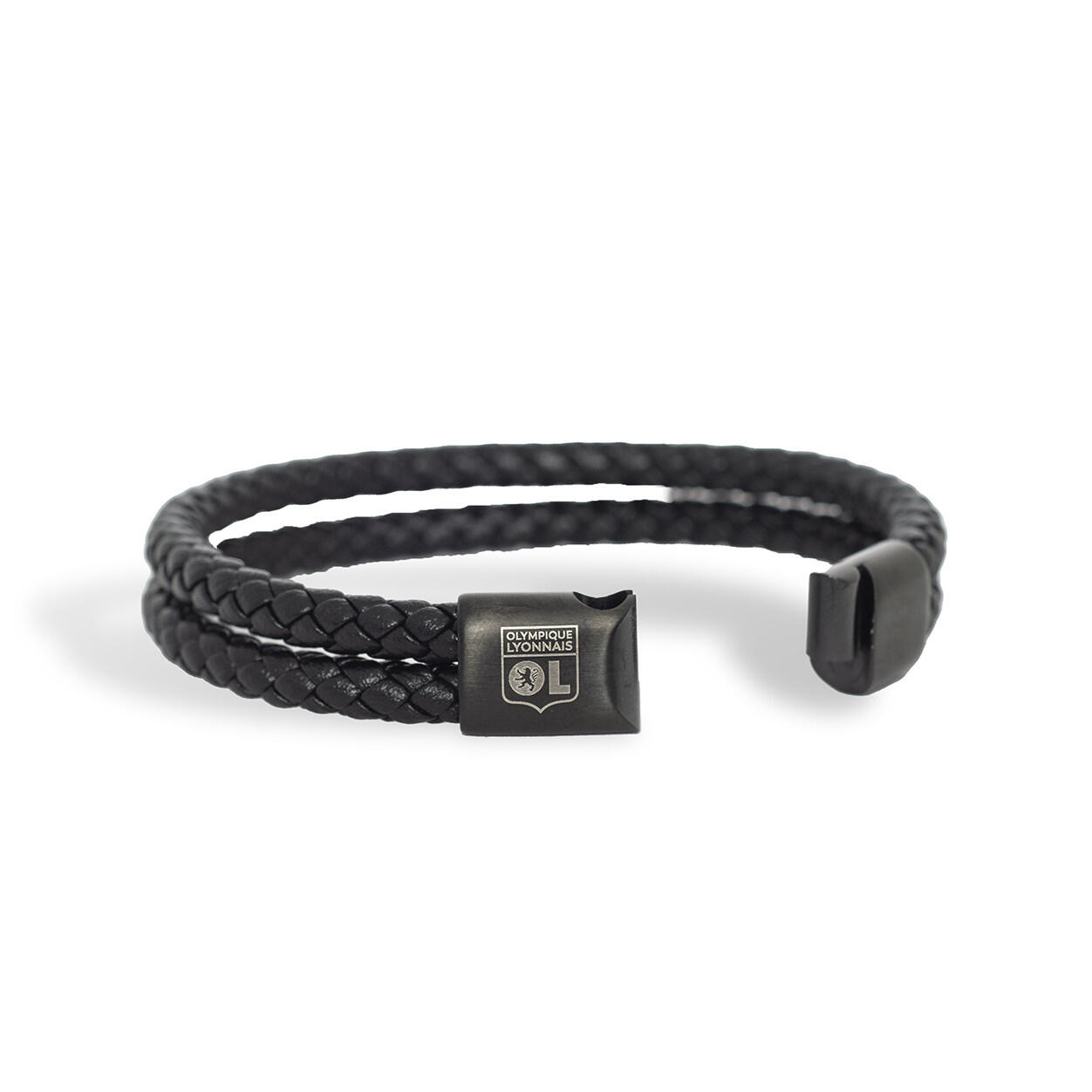 Bracelet Cuir Noir OL 4/5