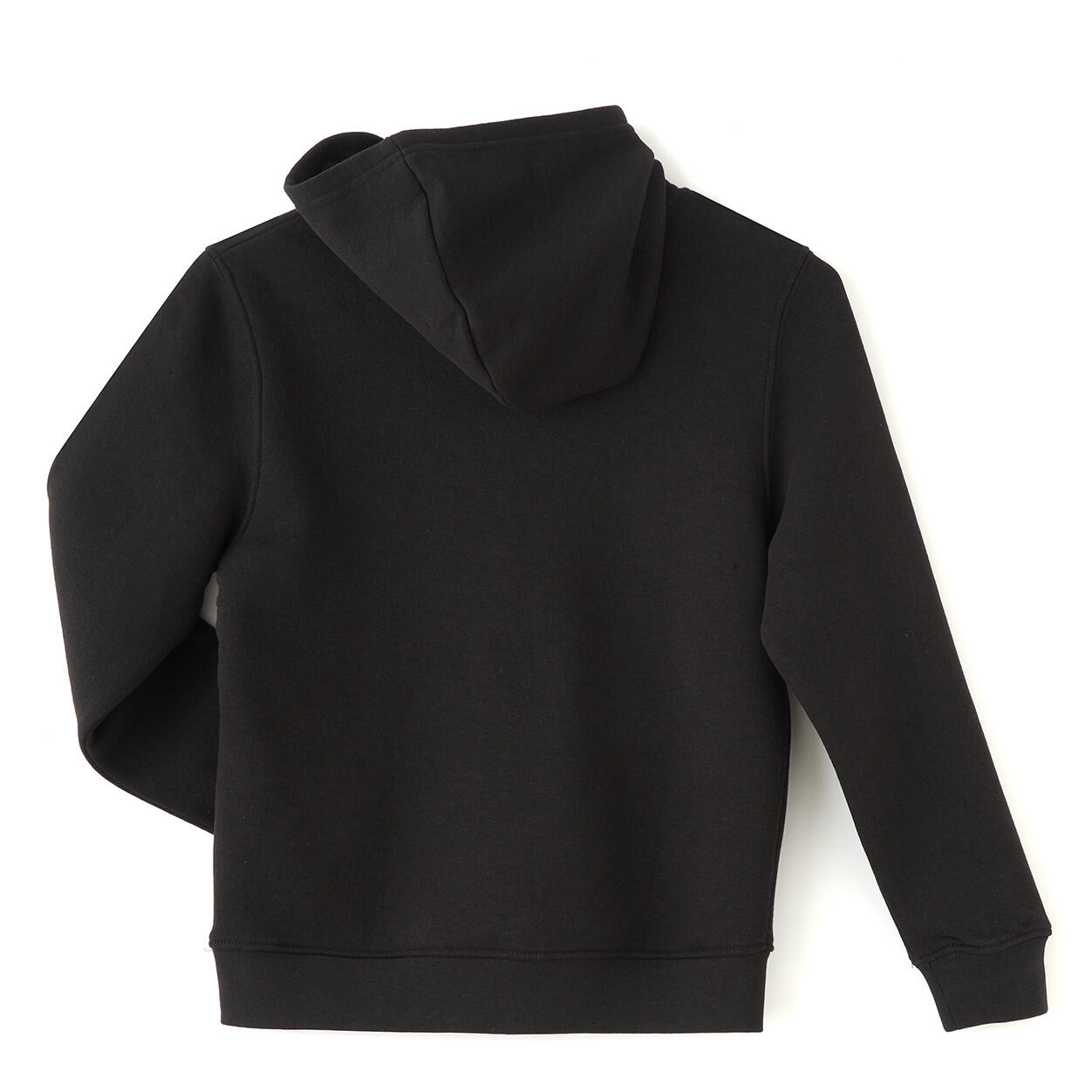 Sweat à capuche Basic Ton sur Ton Noir Enfant 2/5