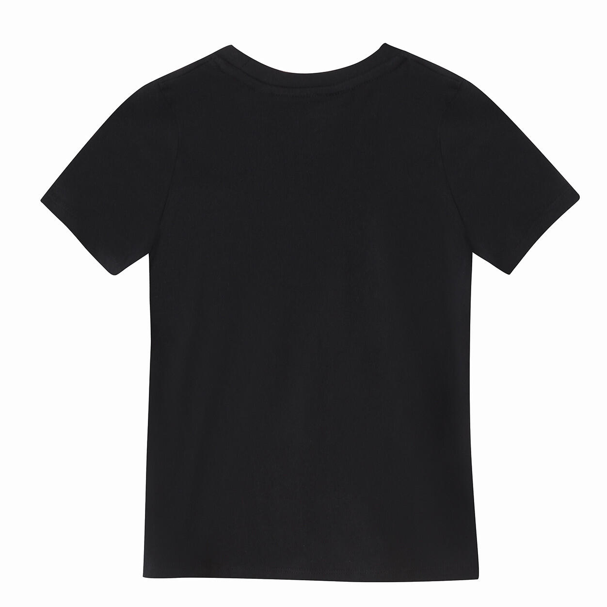 T-Shirt Basic Ton sur Ton Noir Enfant 2/5