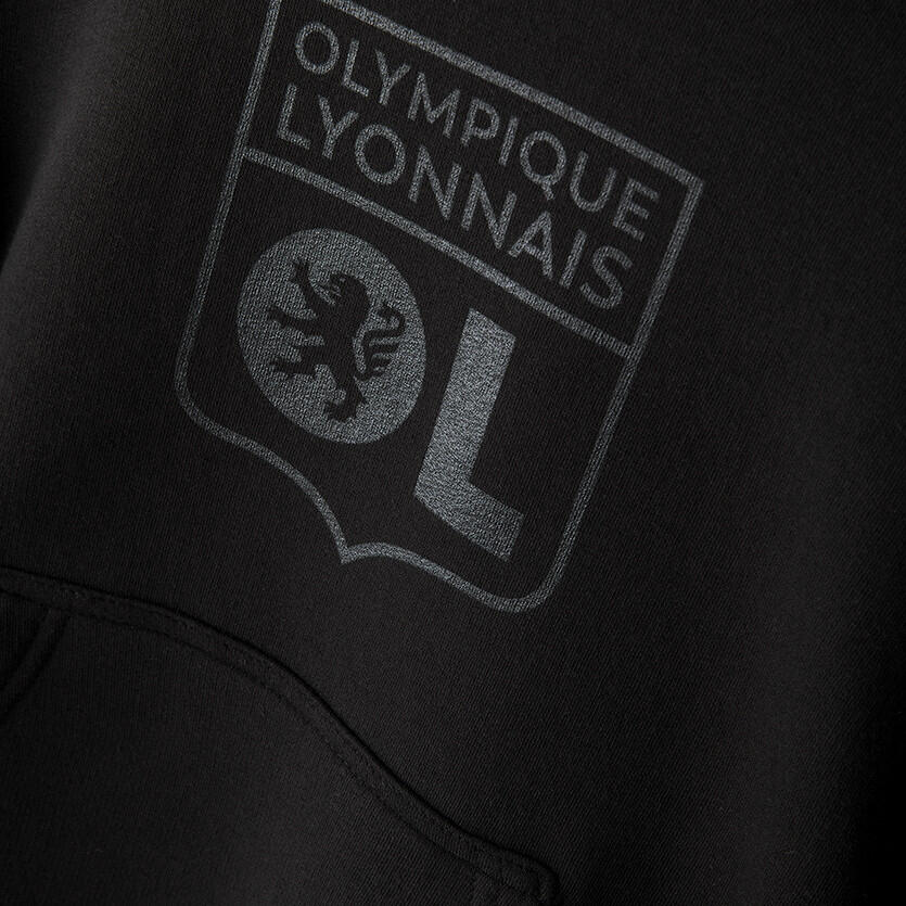Sweat à capuche Basic Ton sur Ton Noir Enfant 3/5