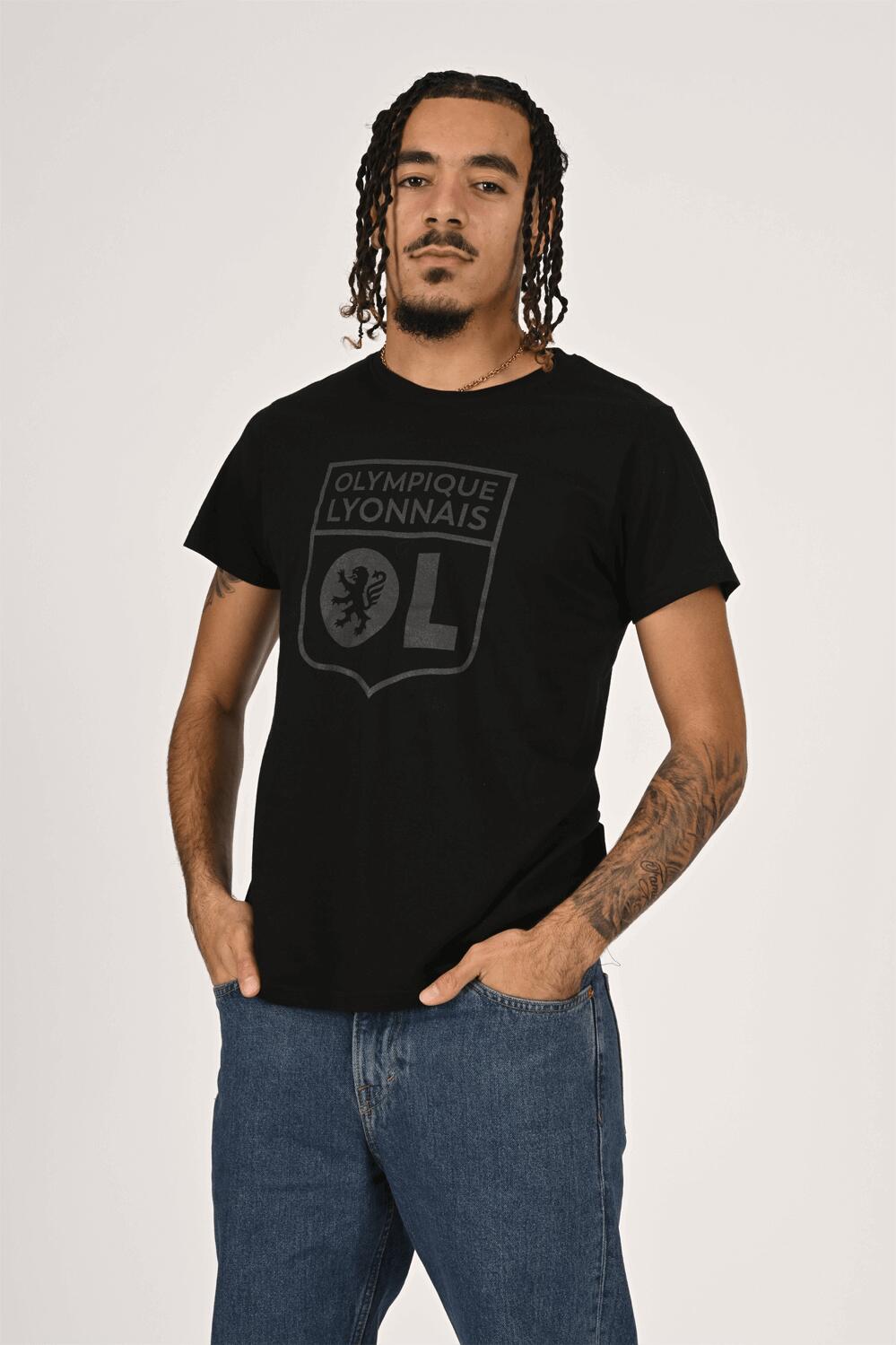 T-Shirt Basic Ton sur Ton Noir Enfant 4/5