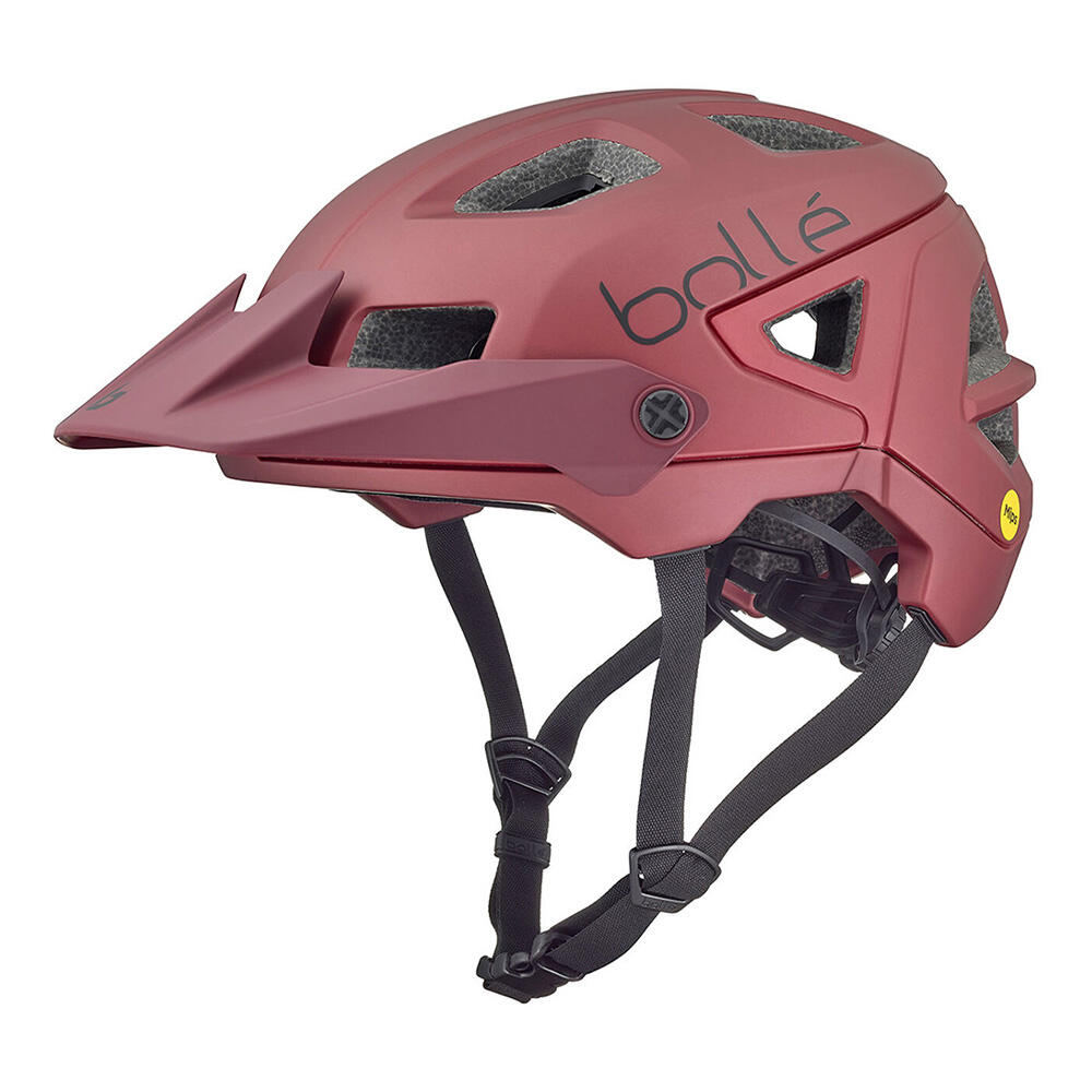 BOLLÉ Trackdown Mips Unisex Cycling Helmet - Matte Garnet