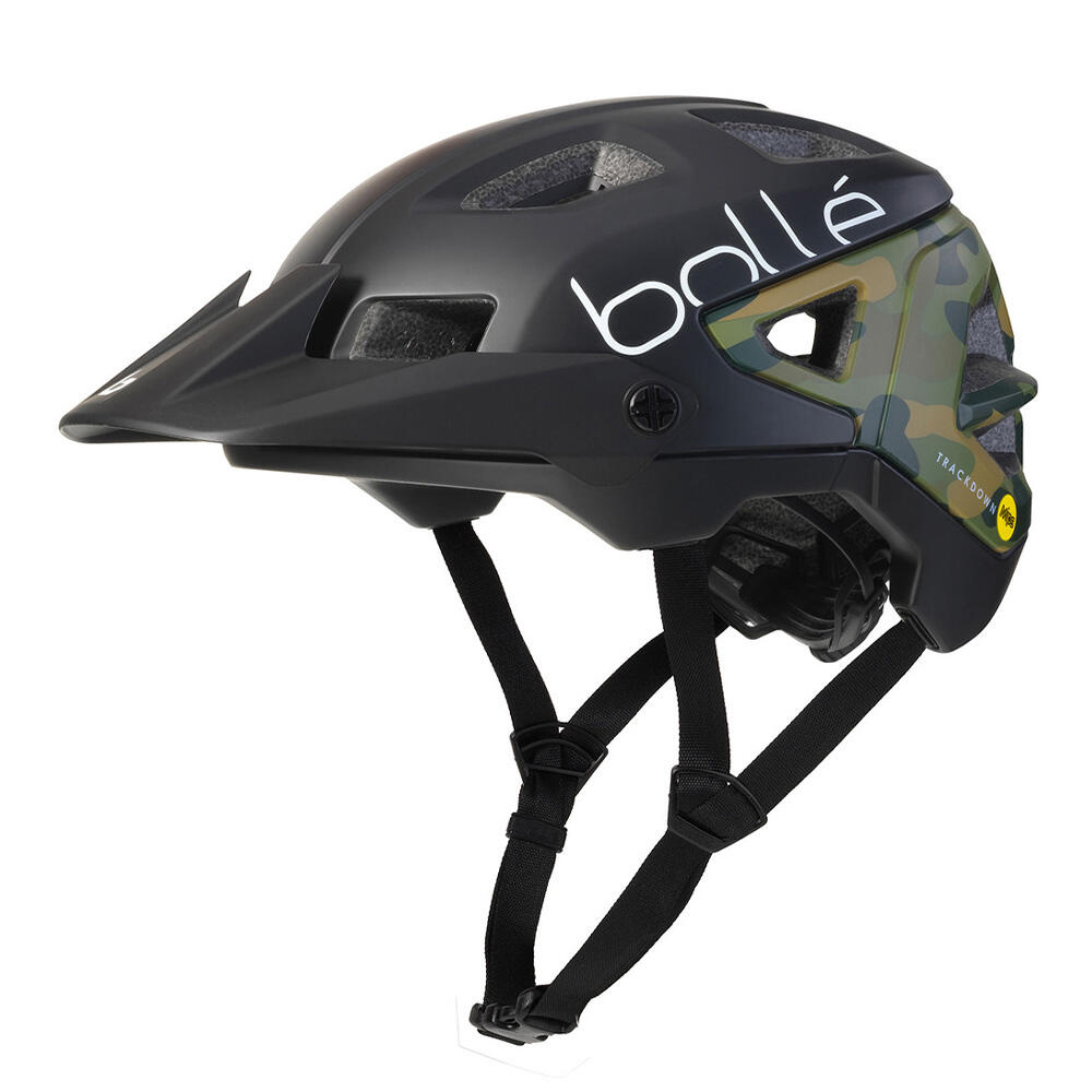 BOLLÉ Trackdown Mips Unisex Cycling Helmet - Matte Black Camo