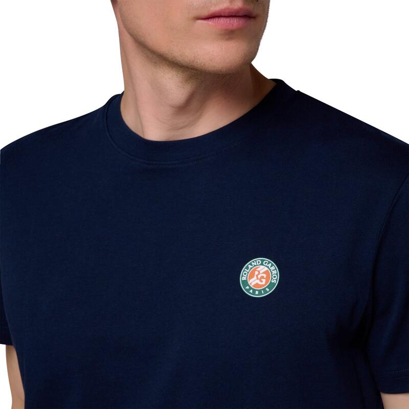 T-shirt mosaïque homme Roland-Garros 23 - Marine