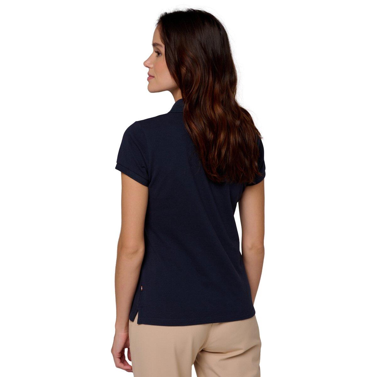 Polo Basique Femme - Marine 3/4