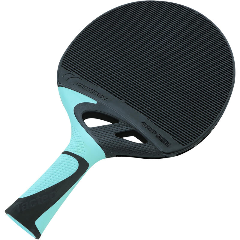 Cornilleau Tischtennisschläger Tacteo Outdoor, Schwarz-Blau