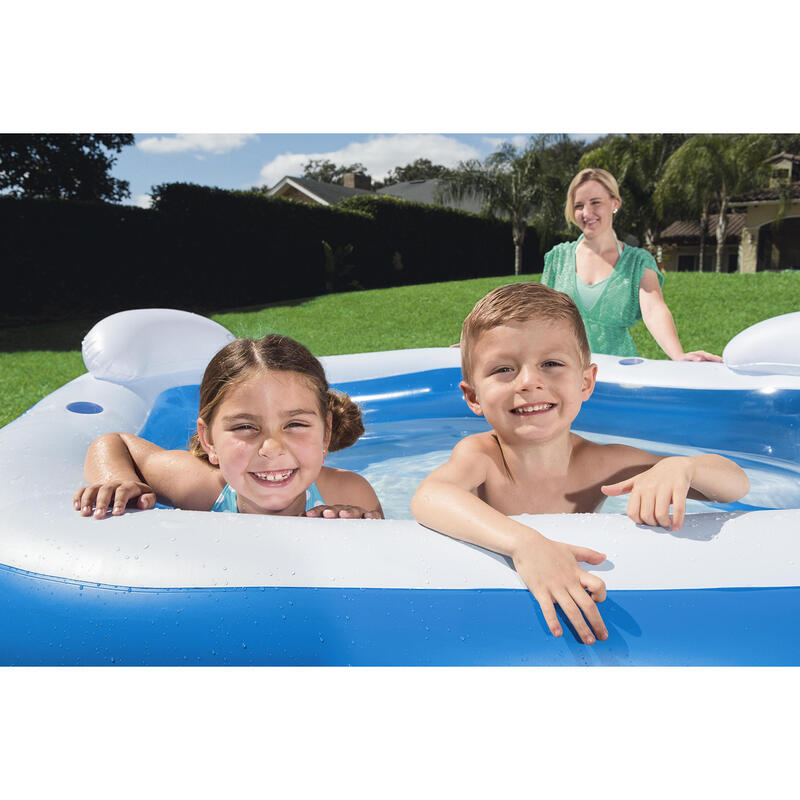 Bestway aufblasbarer Familienpool 213 x 207 x 69 cm