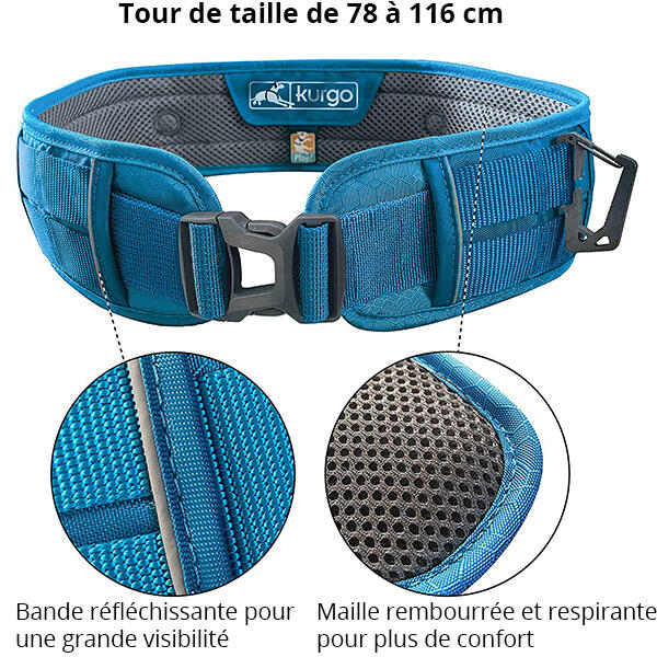 CEINTURE D' ACTIVITE RSG - BLEU AZUR