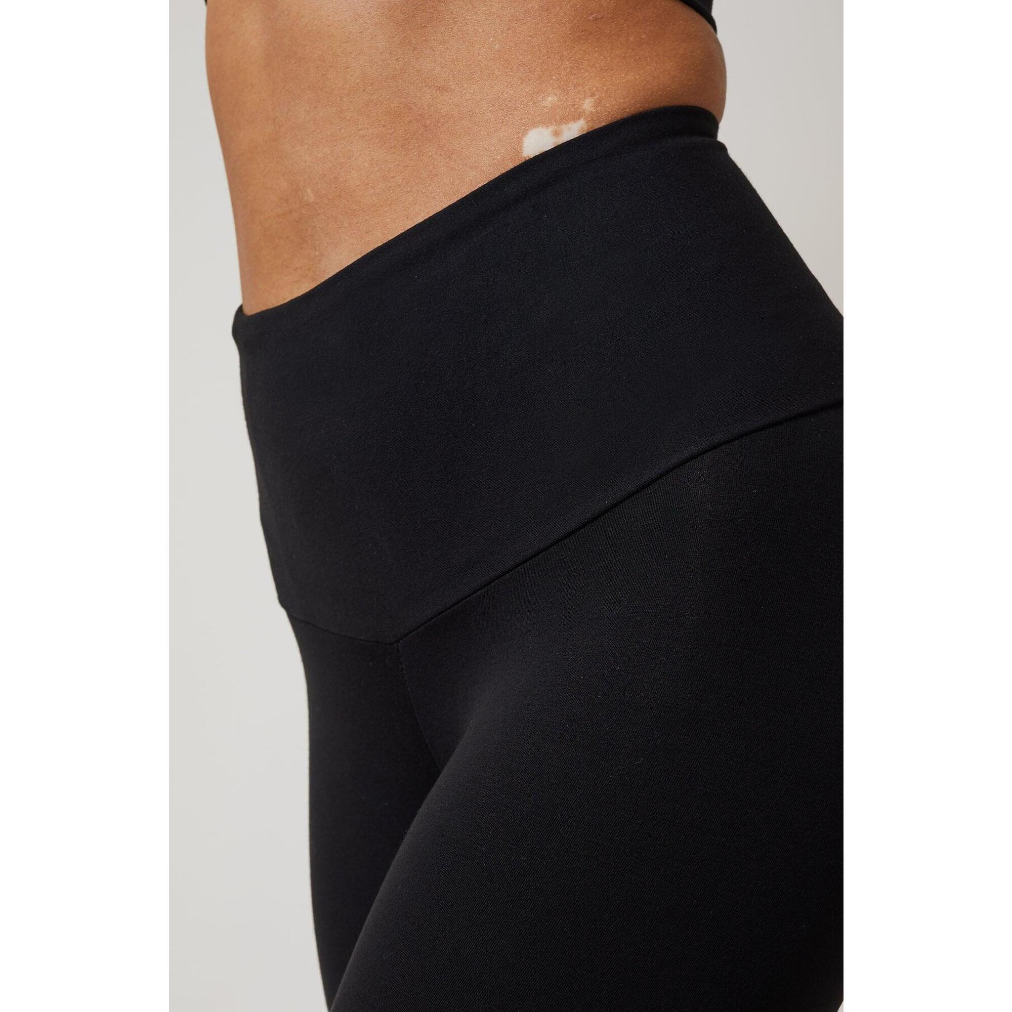 Lightweight Strong Compression Tummy Control Leggings Short Leg Black 6/6