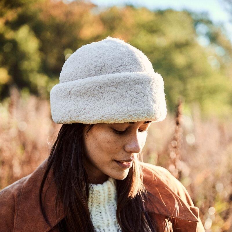 Bonnet Teddybow Hat Cream Femme 3/4