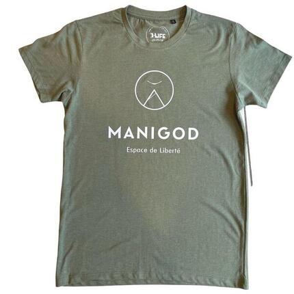 T-shirt Manigod Logo AD-Kaki-XS