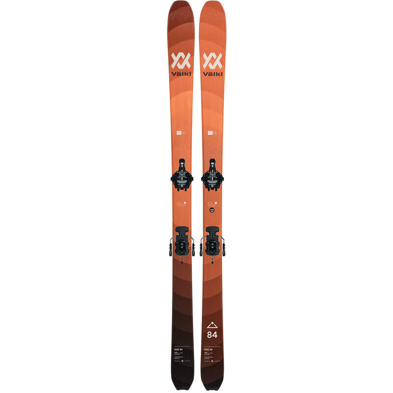 Ski Alpin VOLKL Rise 84 + Skin-Noir/Orange-170 cm