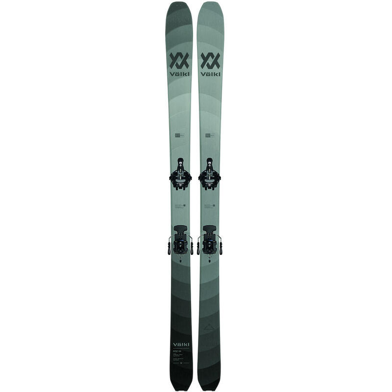 Ski Alpin VOLKL Rise 84 + Skin-Turquoise-162 cm