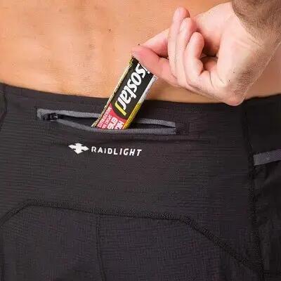 Pantalón corto - Trail running - Hombre - 2 en 1 con compresión - Negro 5/5