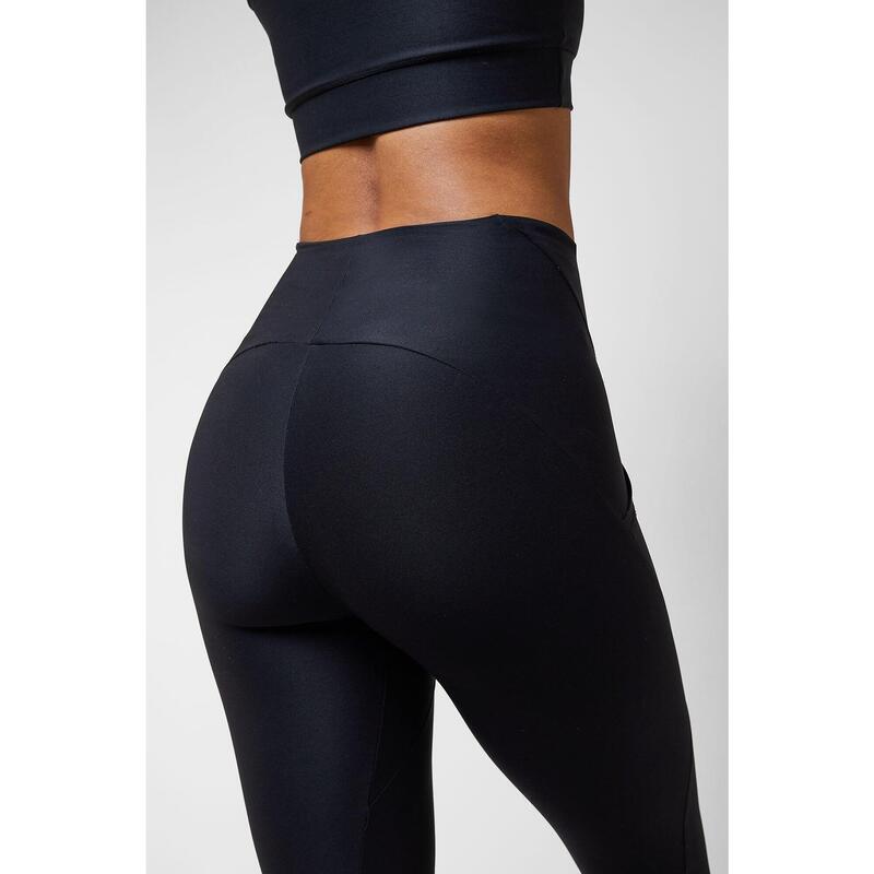 Extra Strong Compression Inner-Thigh Smoothing 7/8 Running Leggings Bl– TLC  Sport