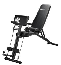 Banc de musculation pliant multifonctionnel DB3 bandes élastiques inclinable