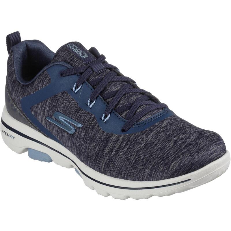 Skechers Walk 5, Scarpe da Golf Impermeabili da Donna, Blu Navy, 37