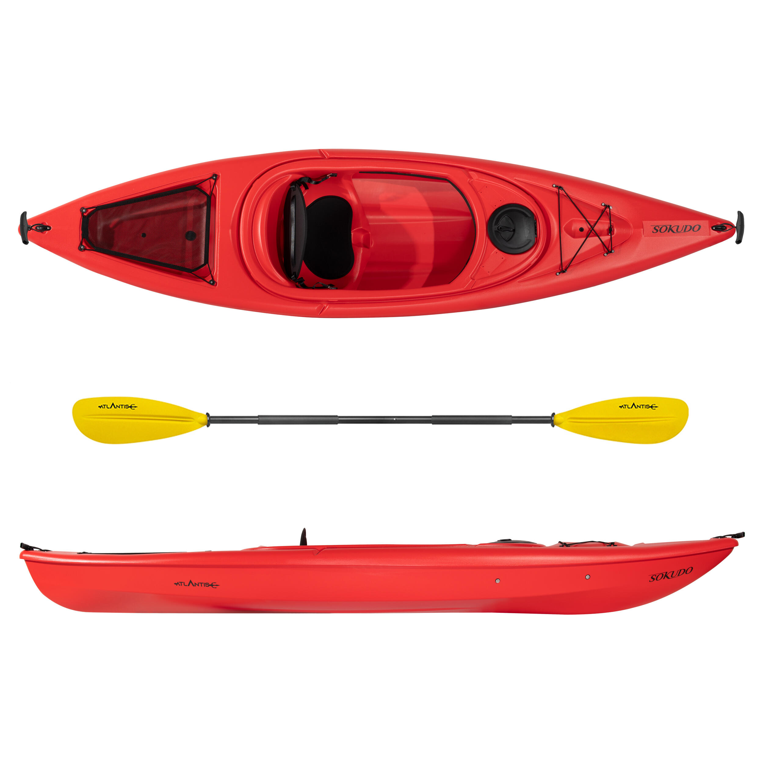 ATLANTIS Kayak-canoa Atlantis SOKUDO cm 305 - schienalino - pagaia