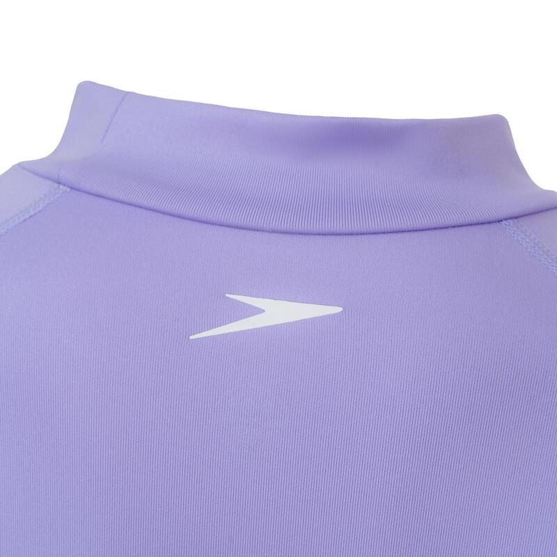 LADIES ESSENTIAL LONG SLEEVES RASHGUARD - PURPLE