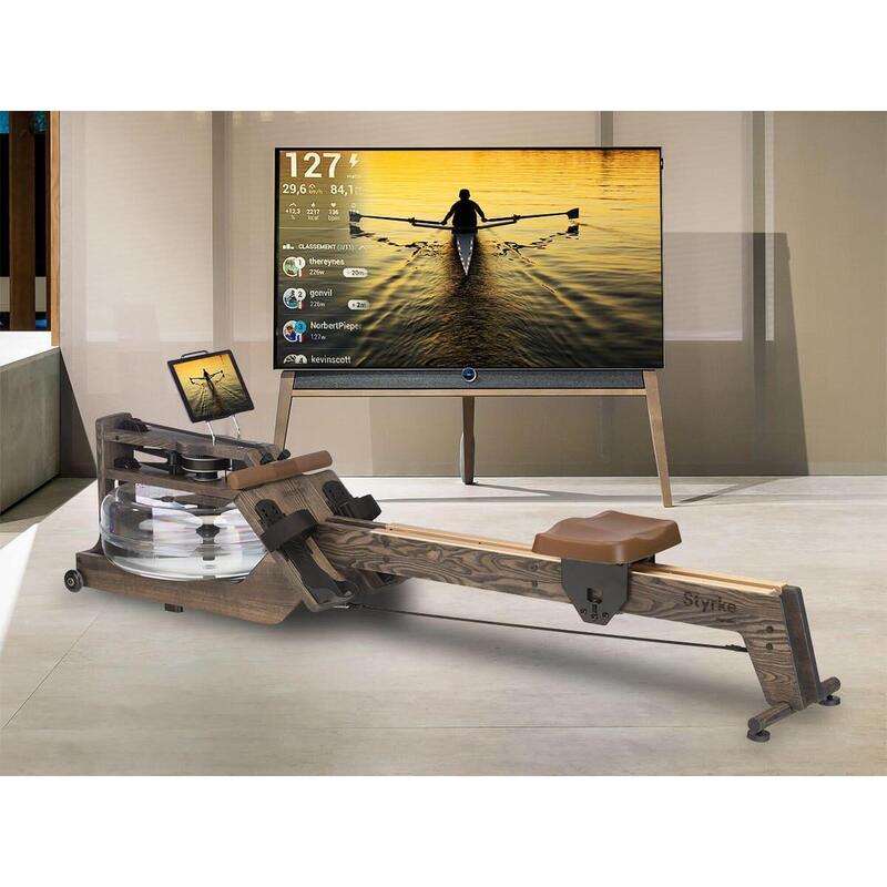 Wioślarz wodny Styrke, drewno jesionowe, do 180 kg, Bluetooth