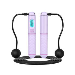 Corde À Sauter Sans Fil Digitale Violette