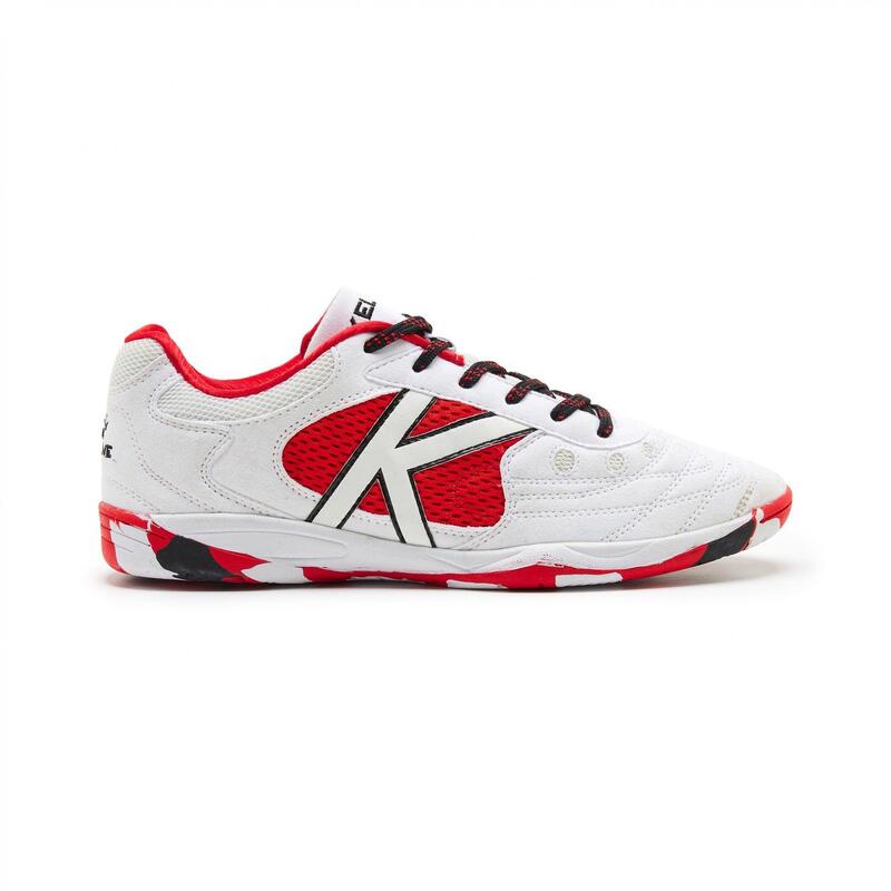 Zapatillas De Fútbol Sala Unisex Kelme Indoor Copa En Color Blanco