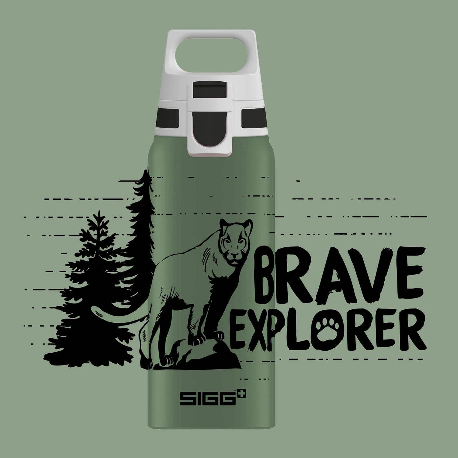 Kindertrinkflasche "WMB Brave Mountain Lion" 600ml SIGG 2/3