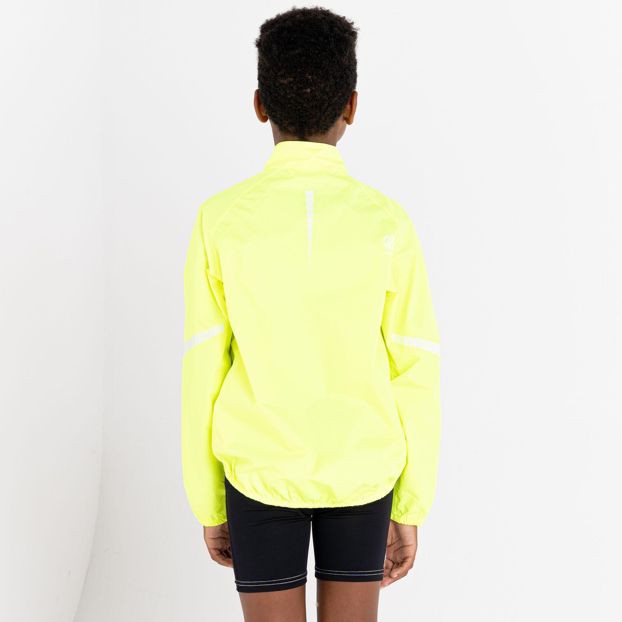 Cordial Kids' Hiking Waterproof Jacket - Neon Yellow 3/5