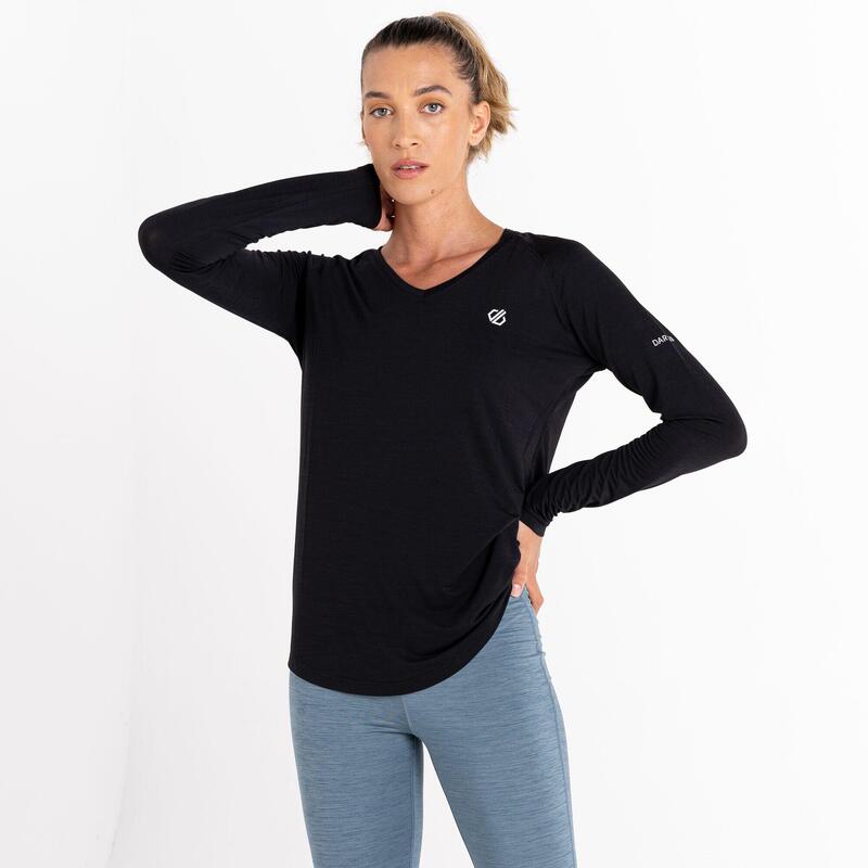 Discern Femme Yoga T-Shirt - Noir