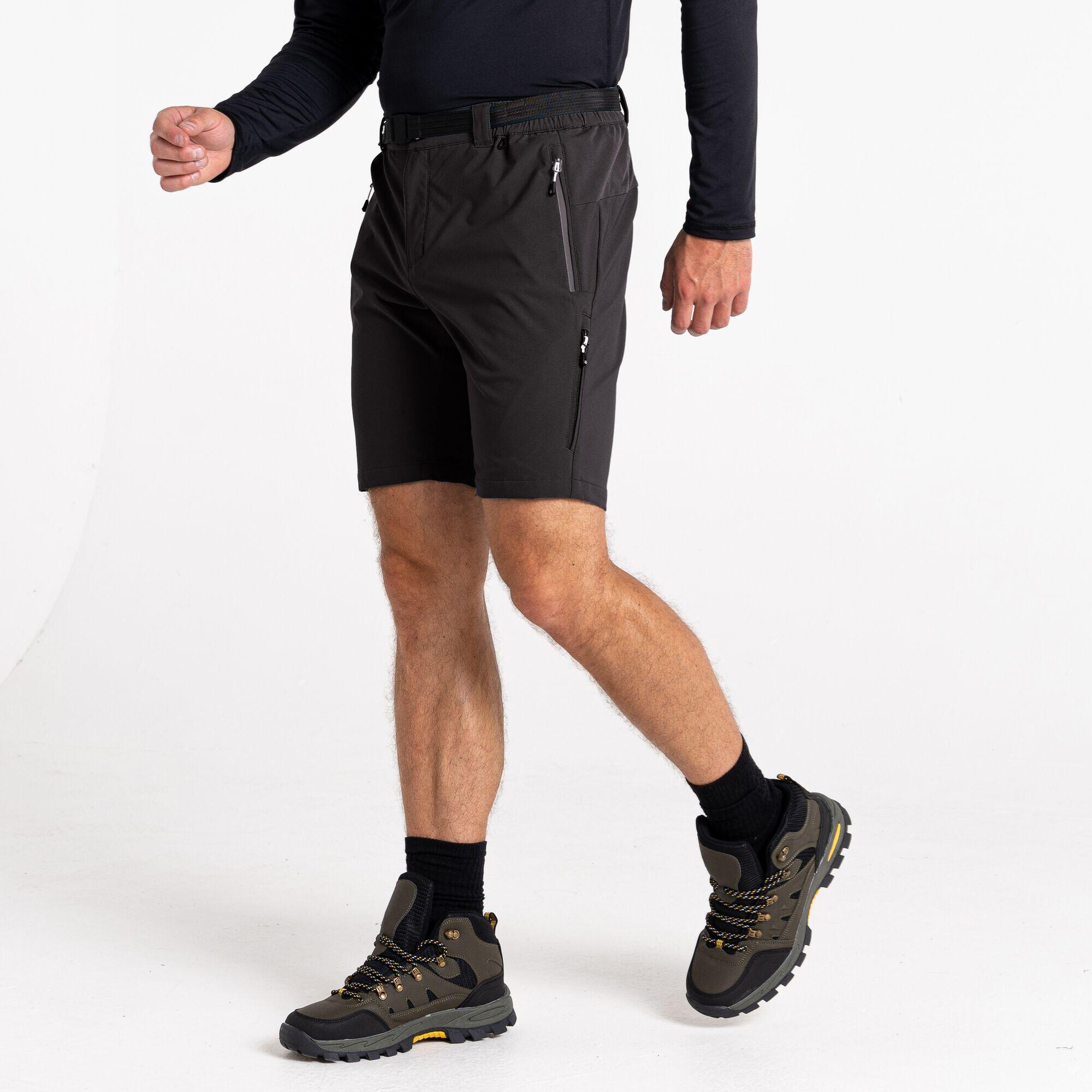 Tuned In Pro Men's Walking Shorts - Black 3/7