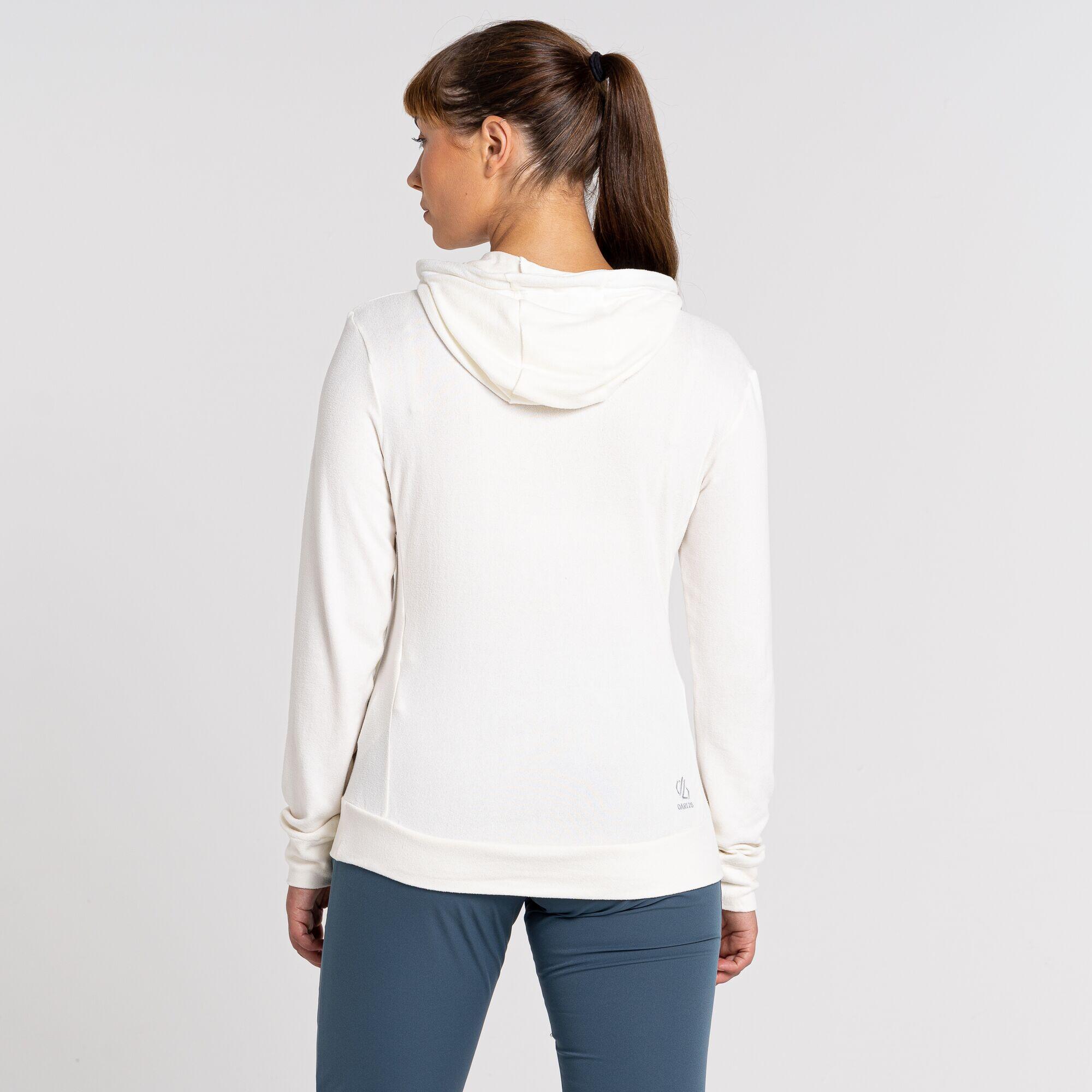 Out &amp; Out Women's Walking Overhead Fleece - Lily White Marl 3/5