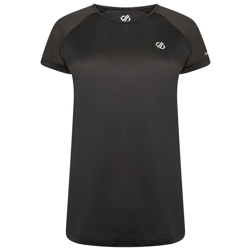 Corral T-shirt de fitness à manches courtes pour femme - Gris foncé