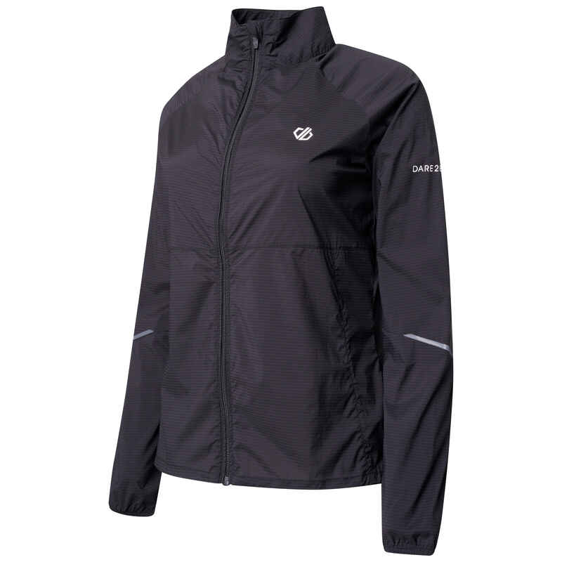 Resilient II Windshell-Wanderjacke für Damen - Schwarz
