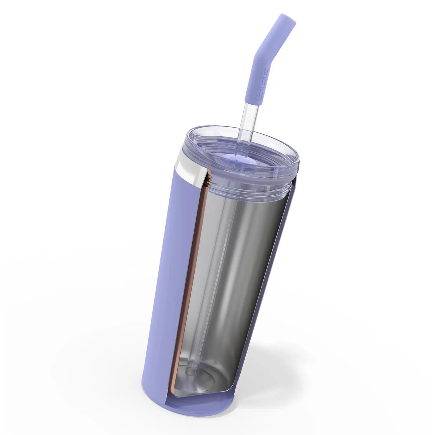Helia Peaceful Blue Water Bottle 2/7
