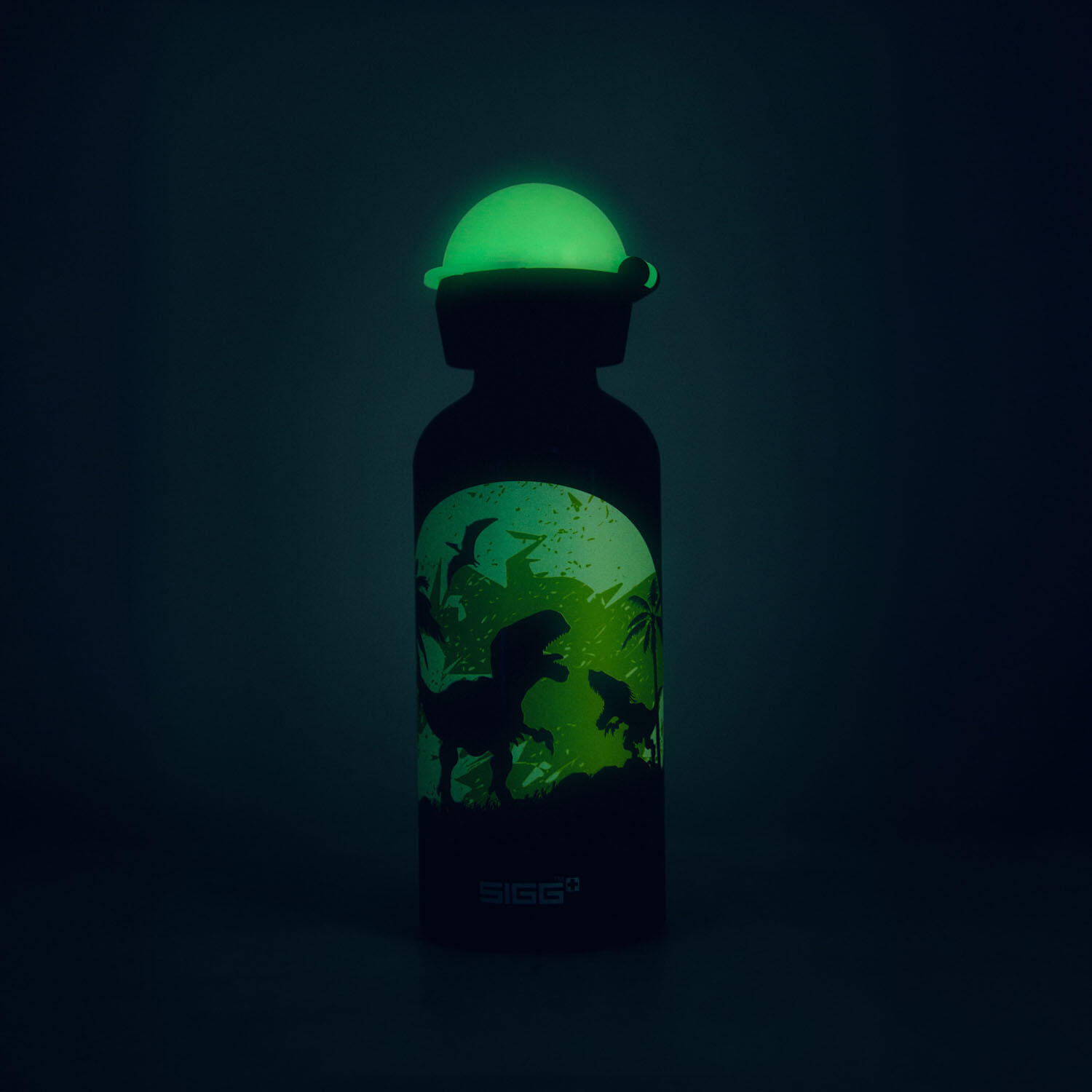 Trinkflasche für Kinder "Moon Dinos Glow In The Dark" 400ml SIGG 4/4