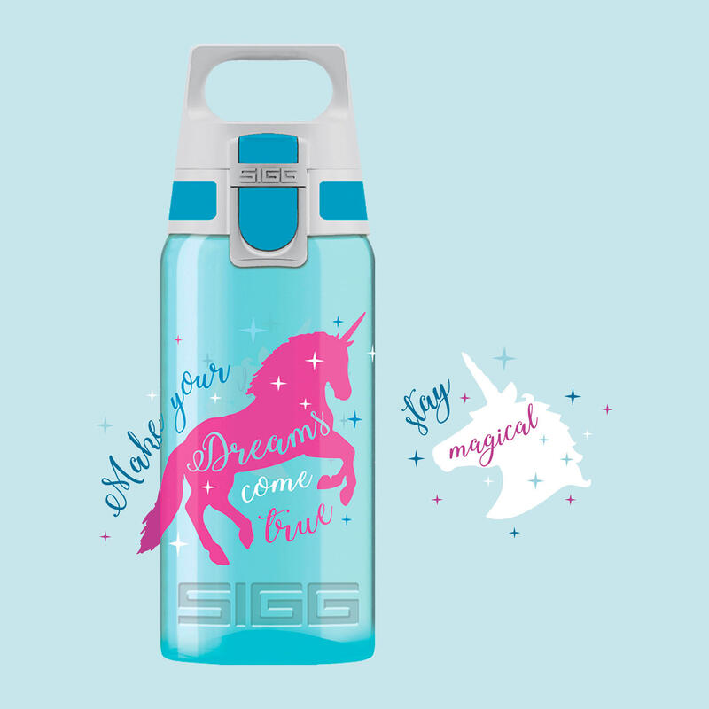 Gourde enfant 0,5L SIGG VIVA ONE Unicorn 100% made in Allemagne