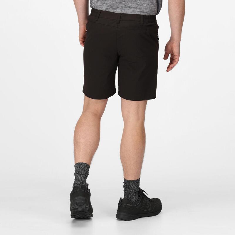 Highton Mittellange Wandershorts für Herren - Schwarz