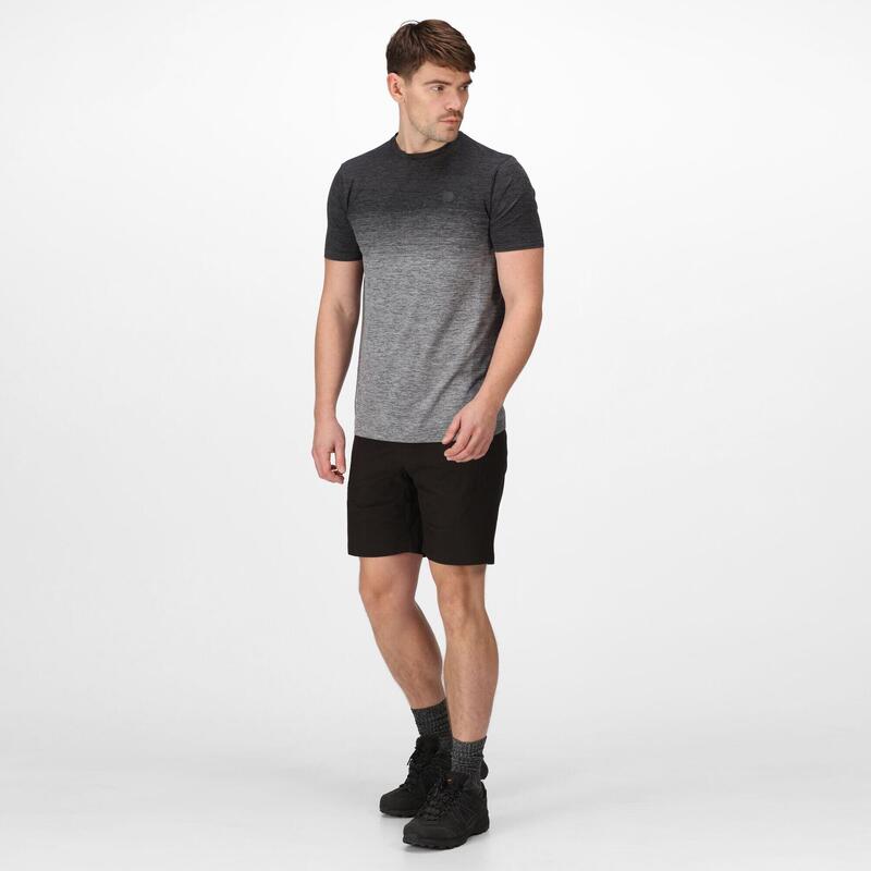 Highton Mittellange Wandershorts für Herren - Schwarz