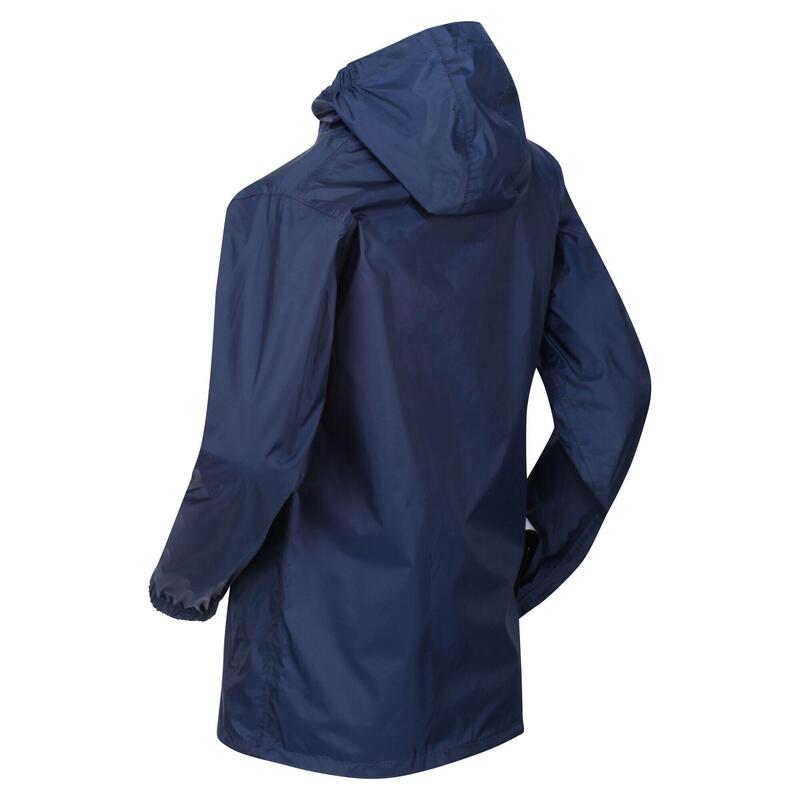 Pack It III Kids' Hiking Waterproof Rain Jacket - Dark Blue