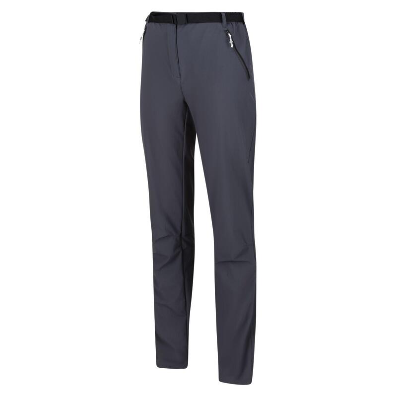 Regatta Xert III pantalon de randonnée léger et résistant pour femme, gris foncé