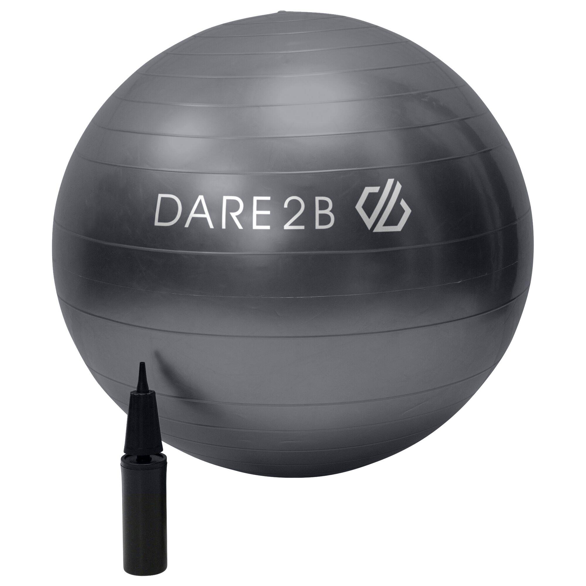 Adults' Fitness 55cm Swiss Ball - Dark Grey 3/5