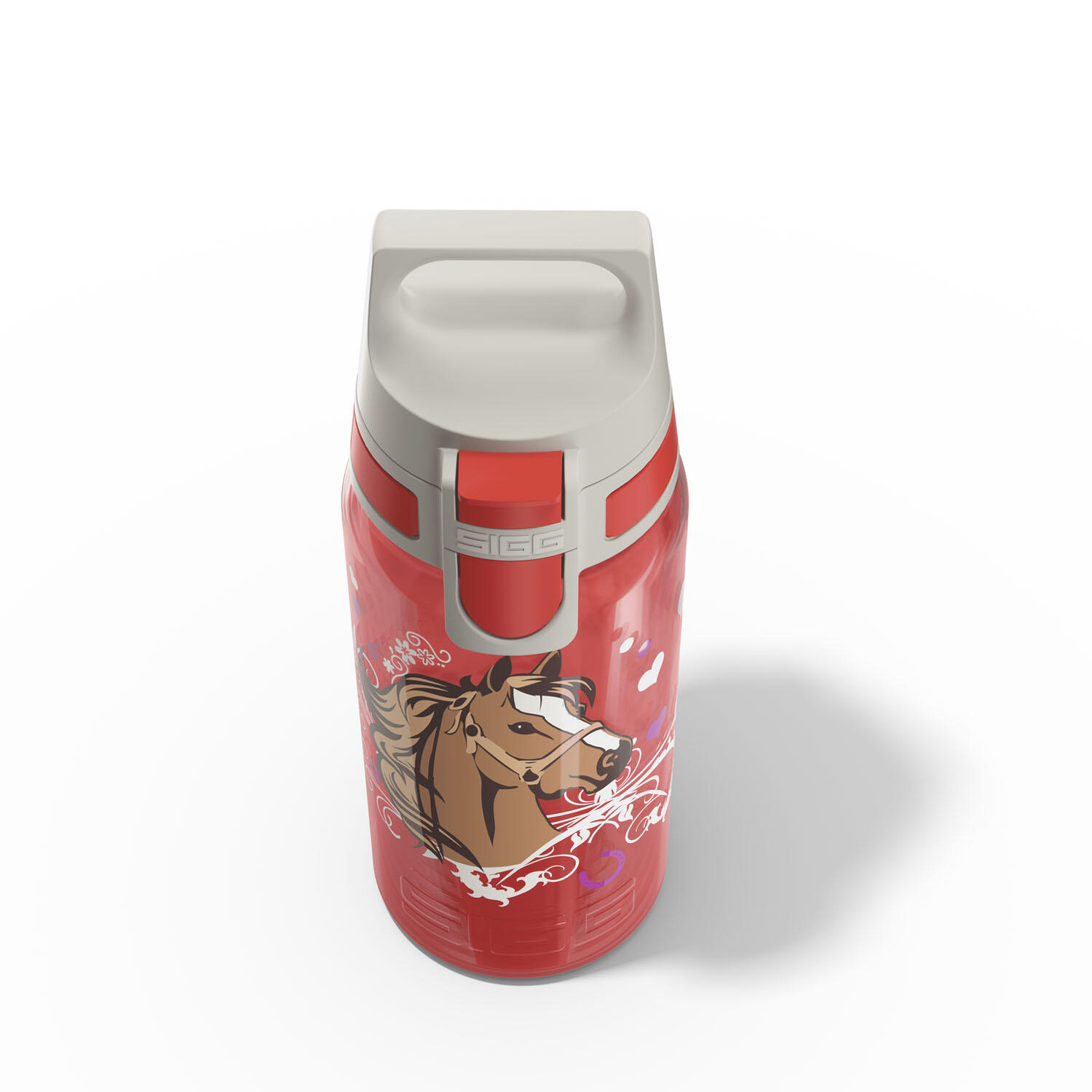 Kindertrinkflasche "Viva One Horses Red" 500ml SIGG 3/5