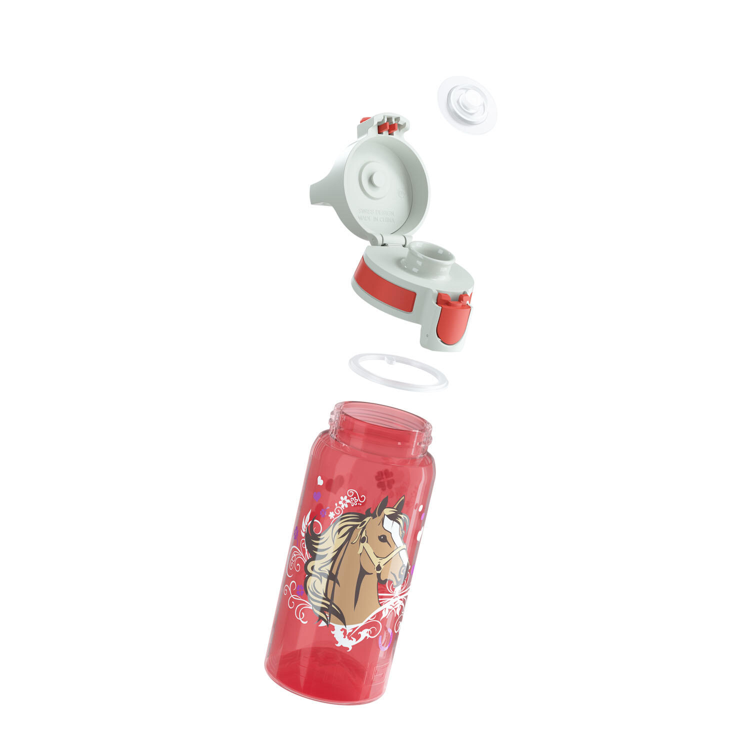 Kindertrinkflasche "Viva One Horses Red" 500ml SIGG 5/5