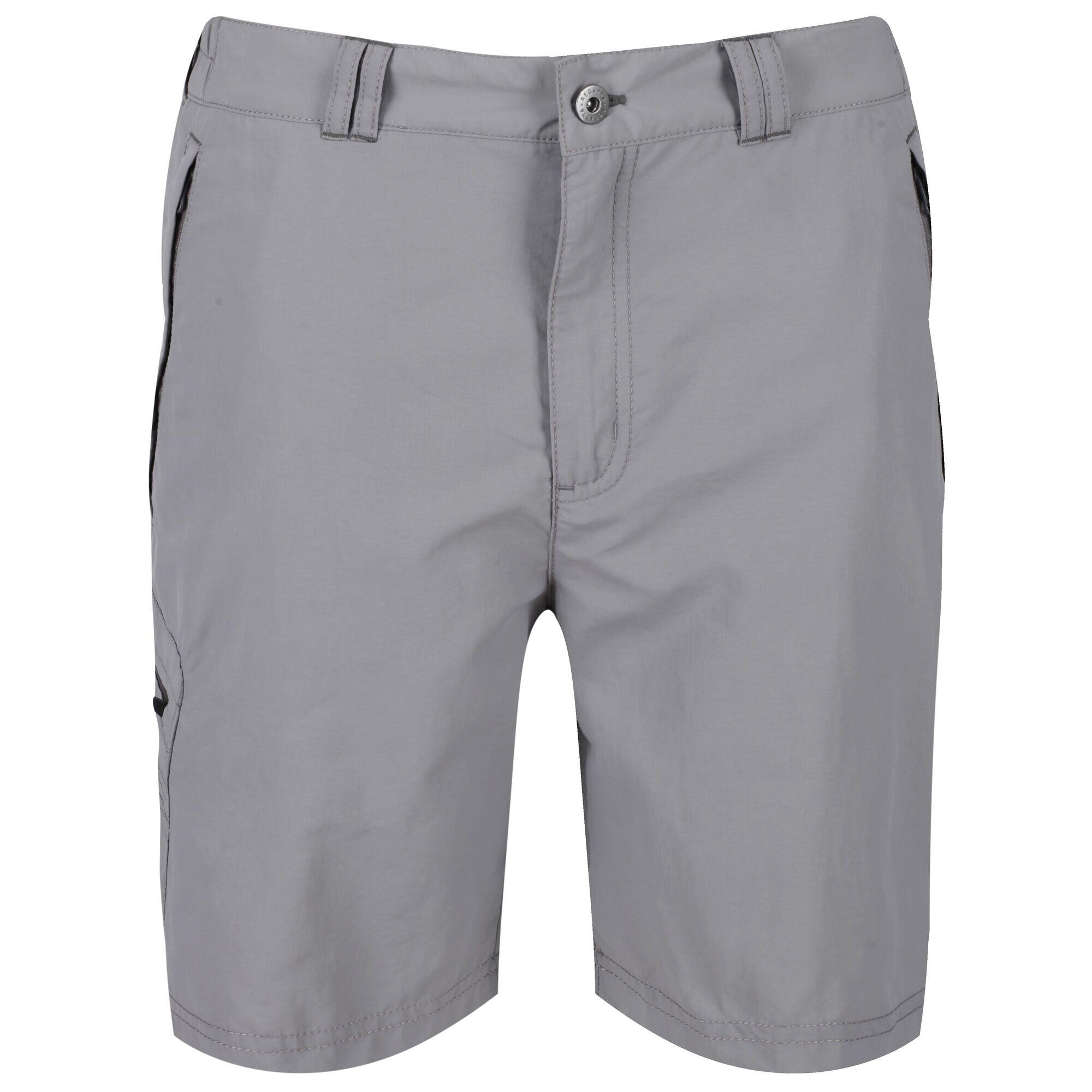 Leesville II Men's Hiking Shorts - Rock Grey 3/6