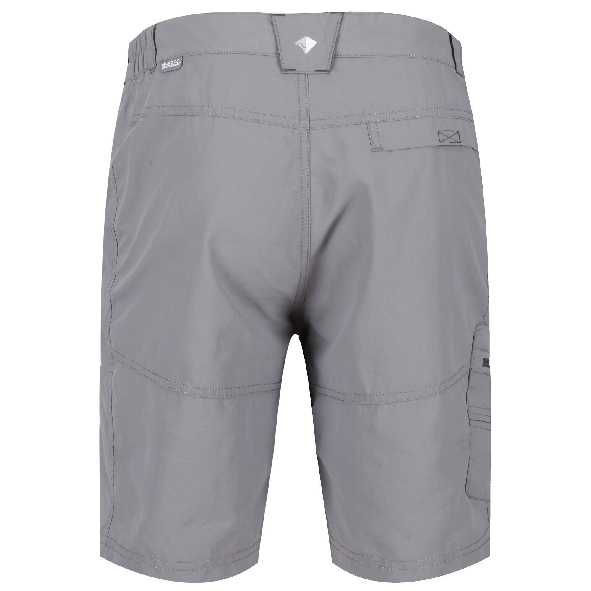 Leesville II Men's Hiking Shorts - Rock Grey 4/6