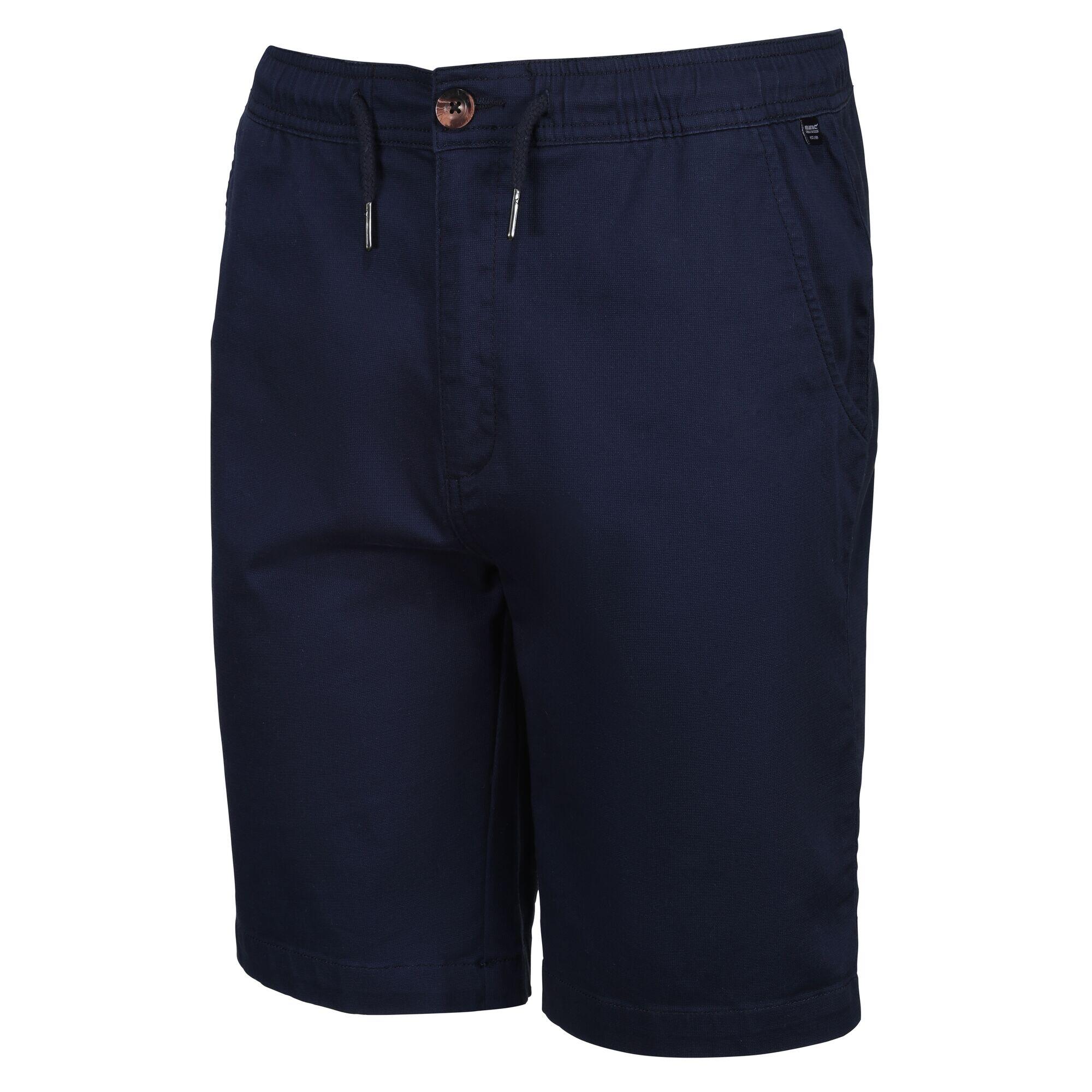 Albie Men's Walking Shorts - Navy 4/5