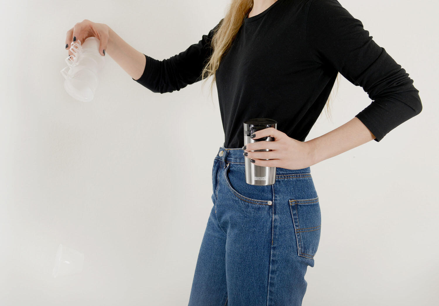 Gourde SIGG Miracle Mug Brushed  0,27L - isotherme étanche avec couvercle à vis 5/6